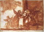 Drawing for Poor folly Francisco Goya